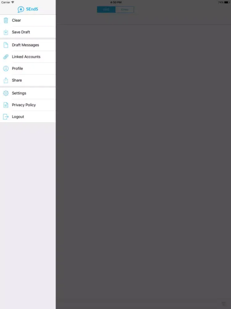 صور SEndS – Private Messages iPad 
