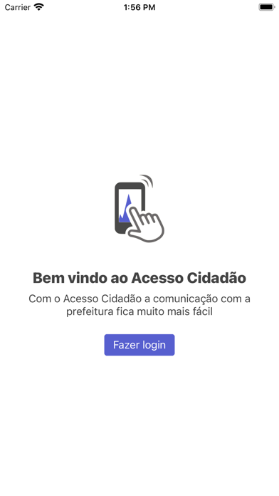 Tangkapan layar Acesso Cidadão