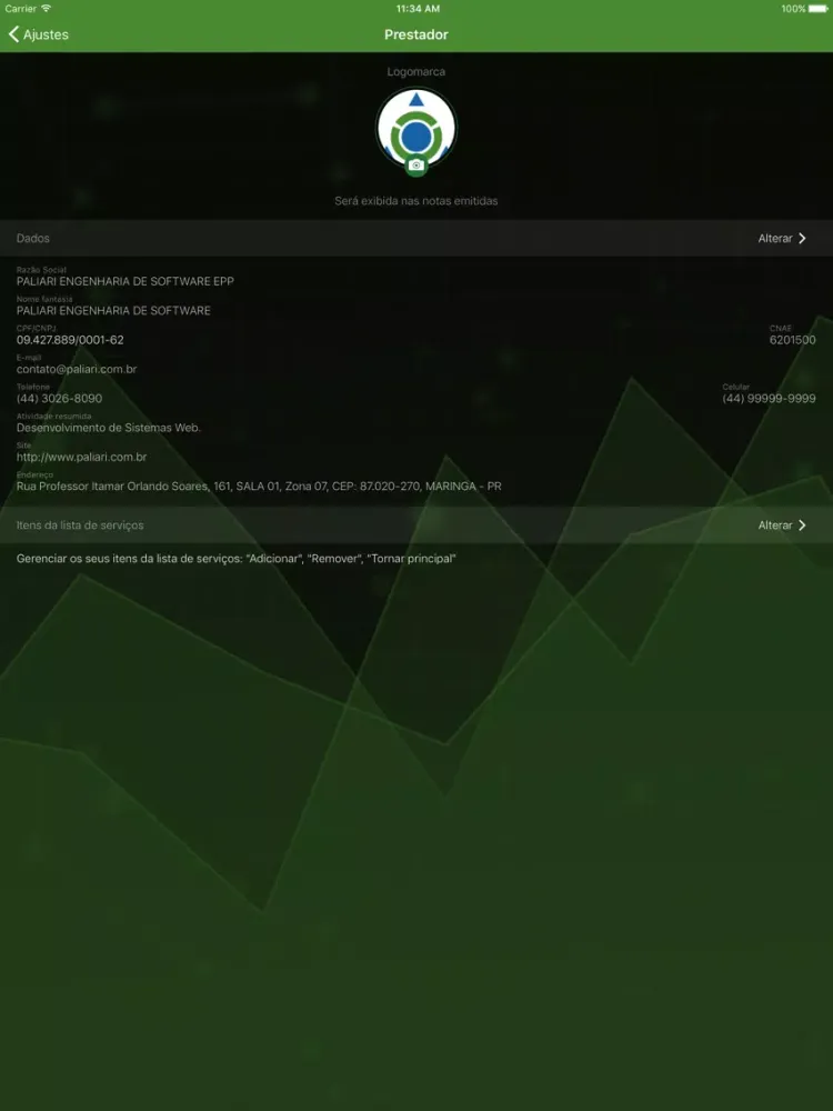 Скриншоты NFS-e Mobile iPad 