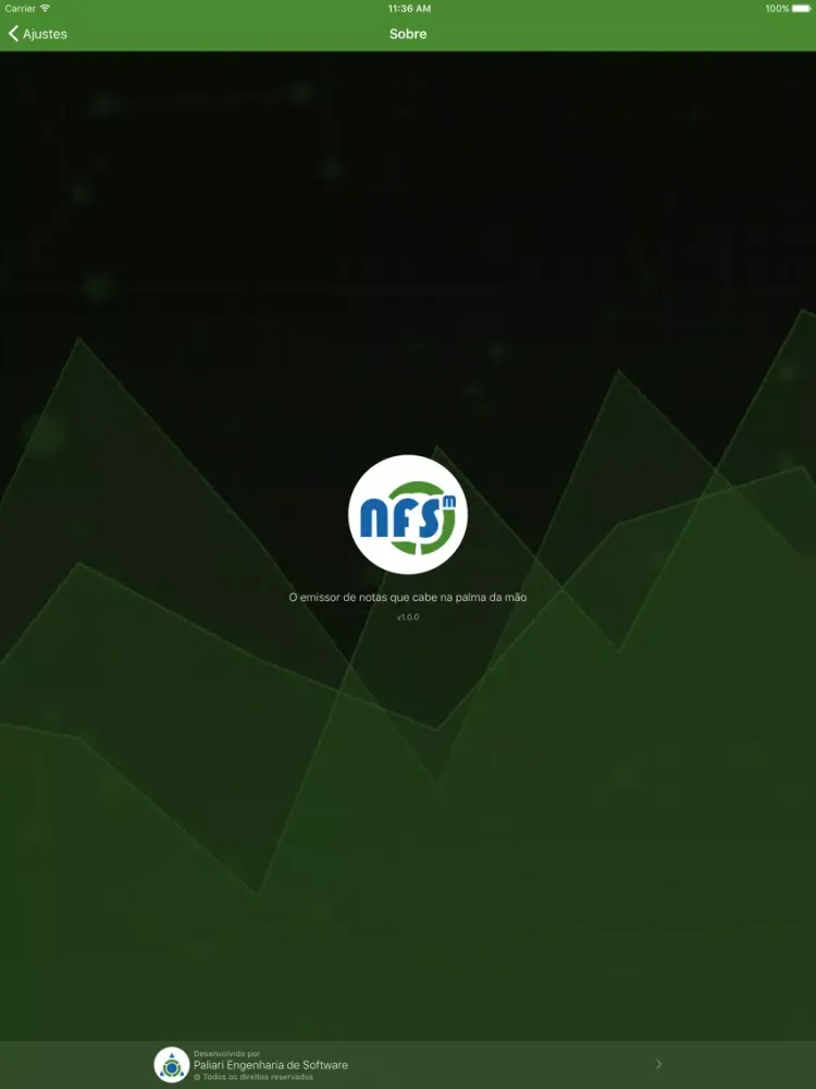 Скриншоты NFS-e Mobile iPad 