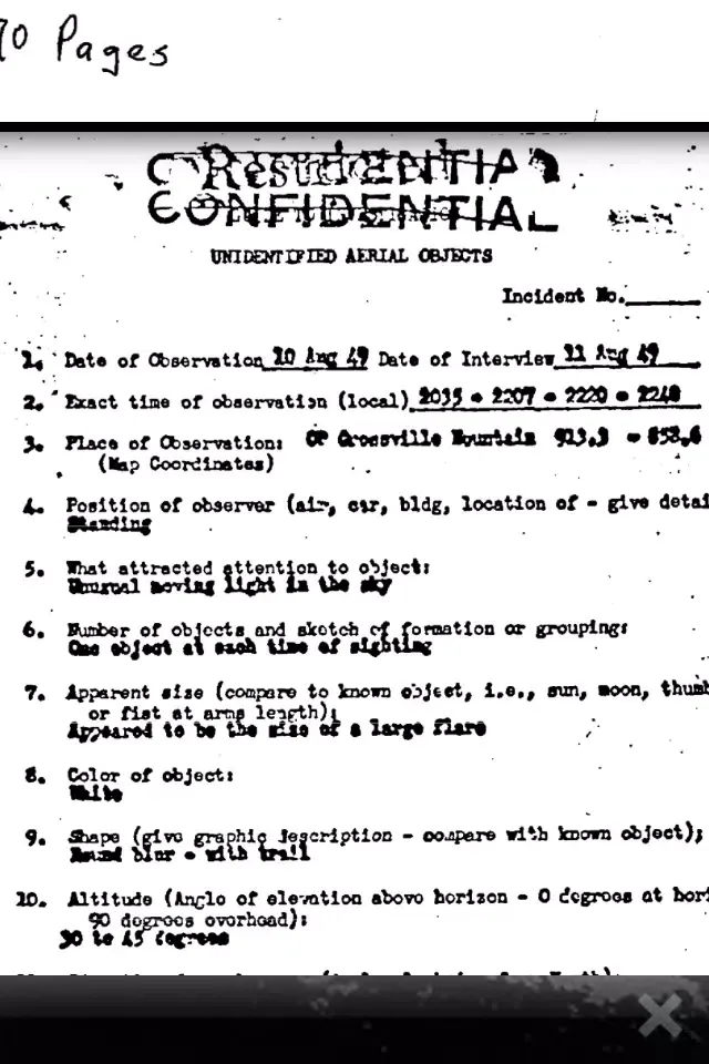 صور Unexplained Phenomenons - FBI Declassified Documents LITE
