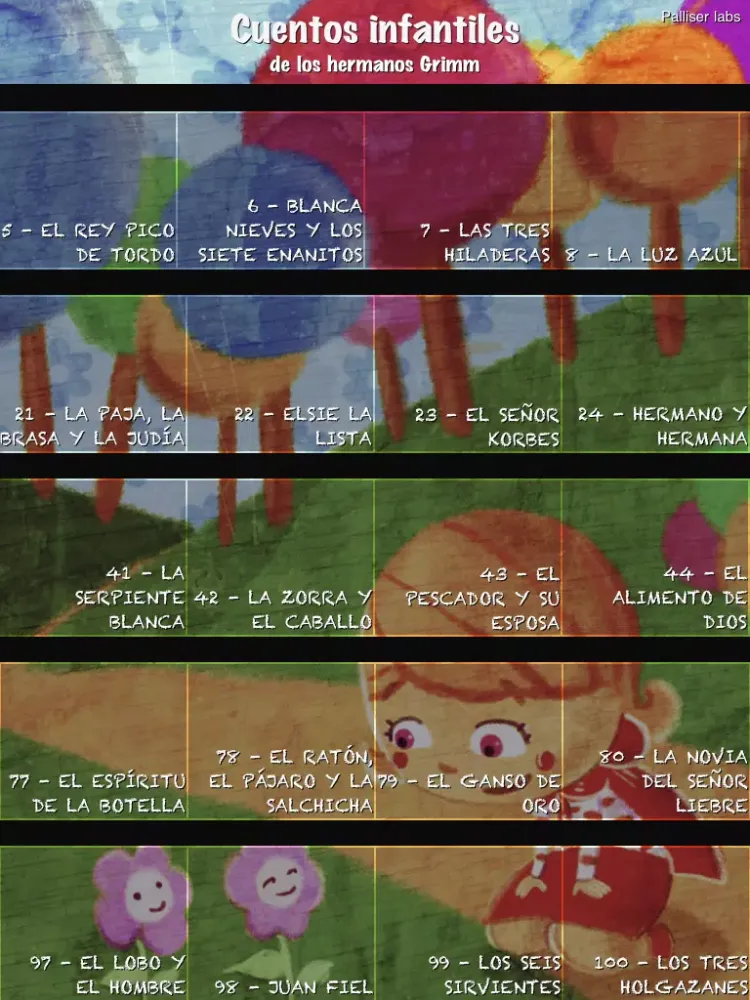 Cuentos infantiles, de los hermanos Grimm iPad  Screenshots