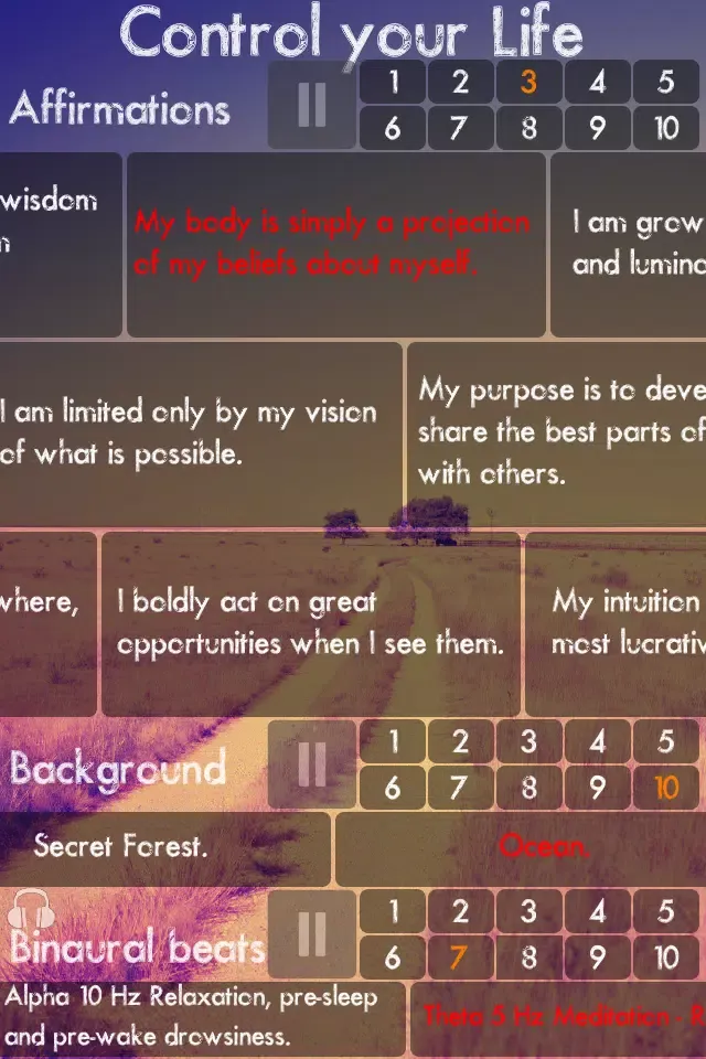 Autosuggestion - Control your Life Screenshots