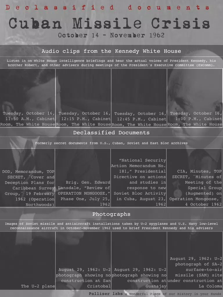 Captures d'écran de Cuban Missile Crisis, DECLASSIFIED DOCUMENTS (October 14 - November 20, 1962) Lite iPad 