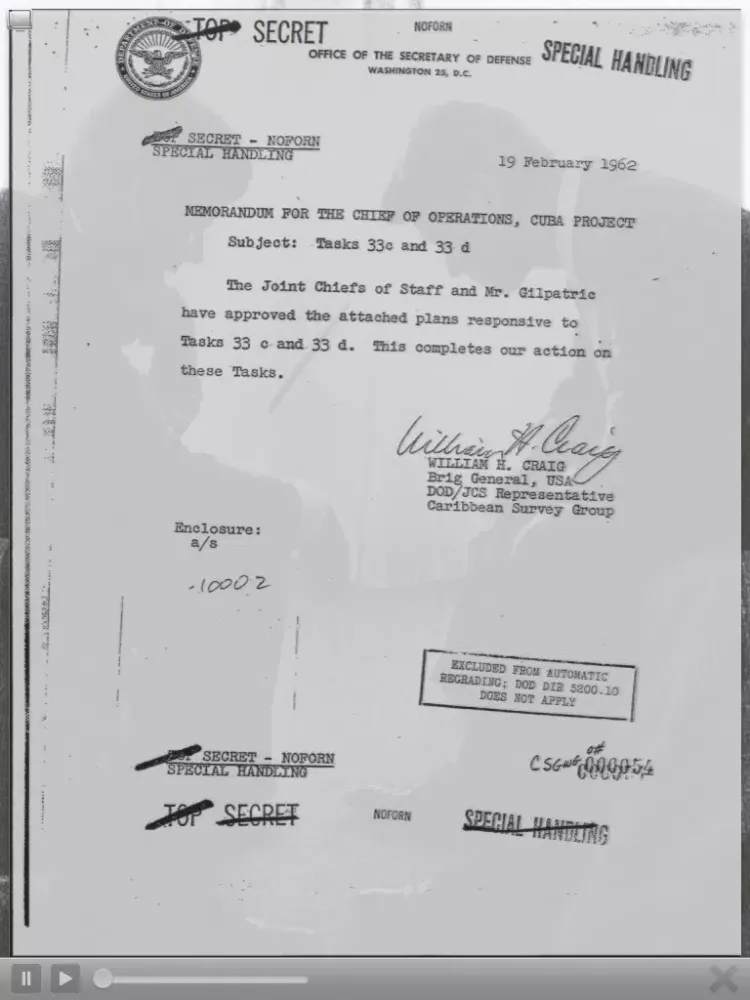 Cuban Missile Crisis, DECLASSIFIED DOCUMENTS (October 14 - November 20, 1962) Lite iPad 应用截图