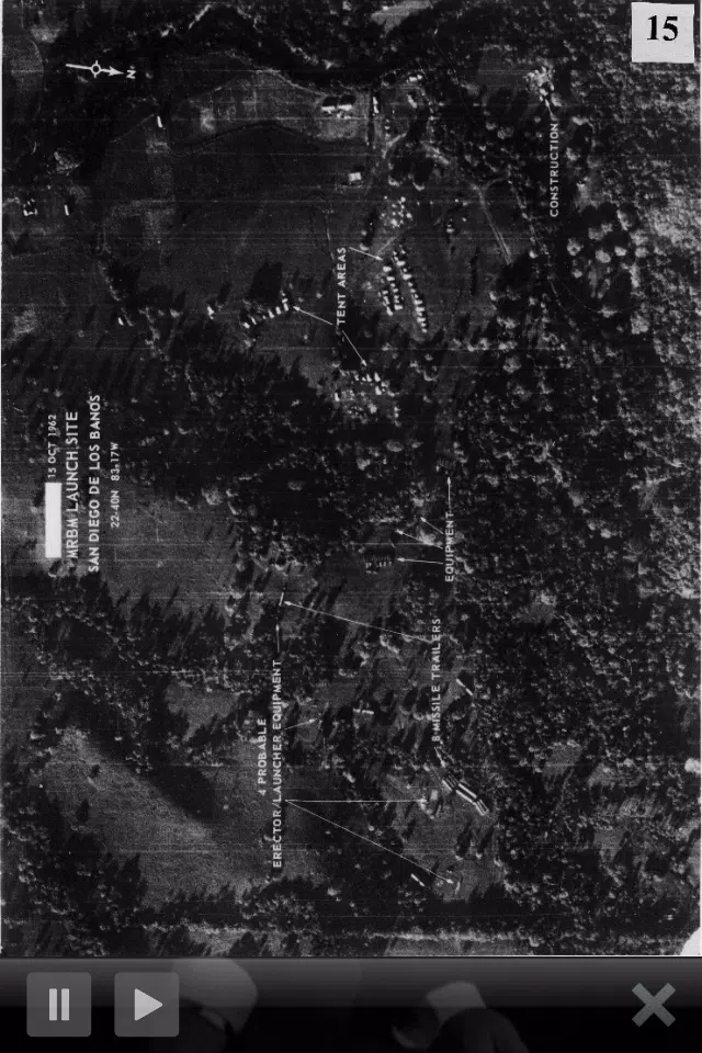 Captures d'écran de Cuban Missile Crisis, DECLASSIFIED DOCUMENTS (October 14 - November 20, 1962) Lite