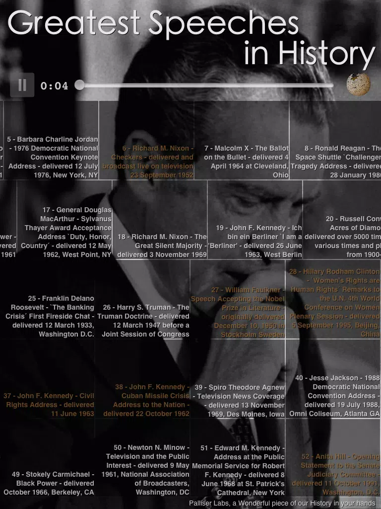 Famous Speeches in History iPad  سکرین شاٹس