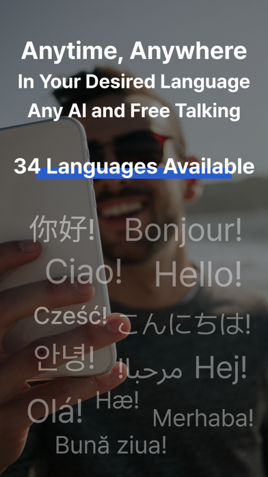 Captures d'écran de Any - AI Speaking Tutor