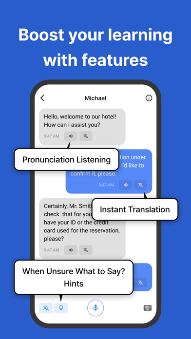 Captures d'écran de Any - AI Speaking Tutor