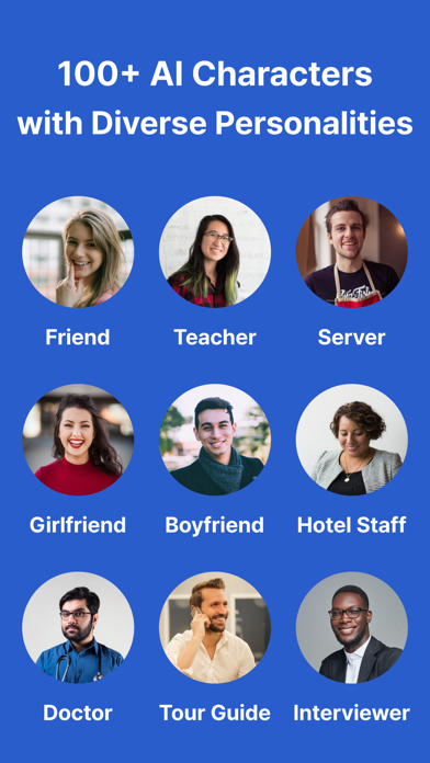 Captures d'écran de Any - AI Speaking Tutor