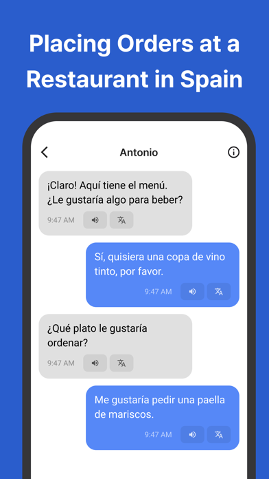 Captures d'écran de Any - AI Speaking Tutor
