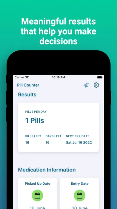 Captures d'écran de Pally: Pill Calculator