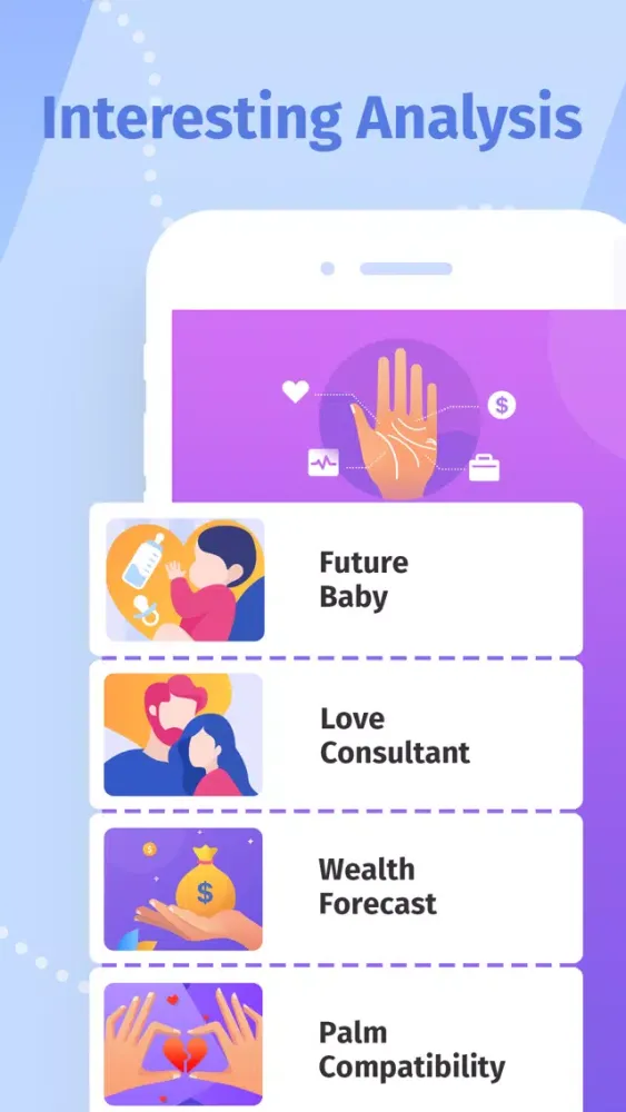 Zrzuty ekranu Palmistry Decoder