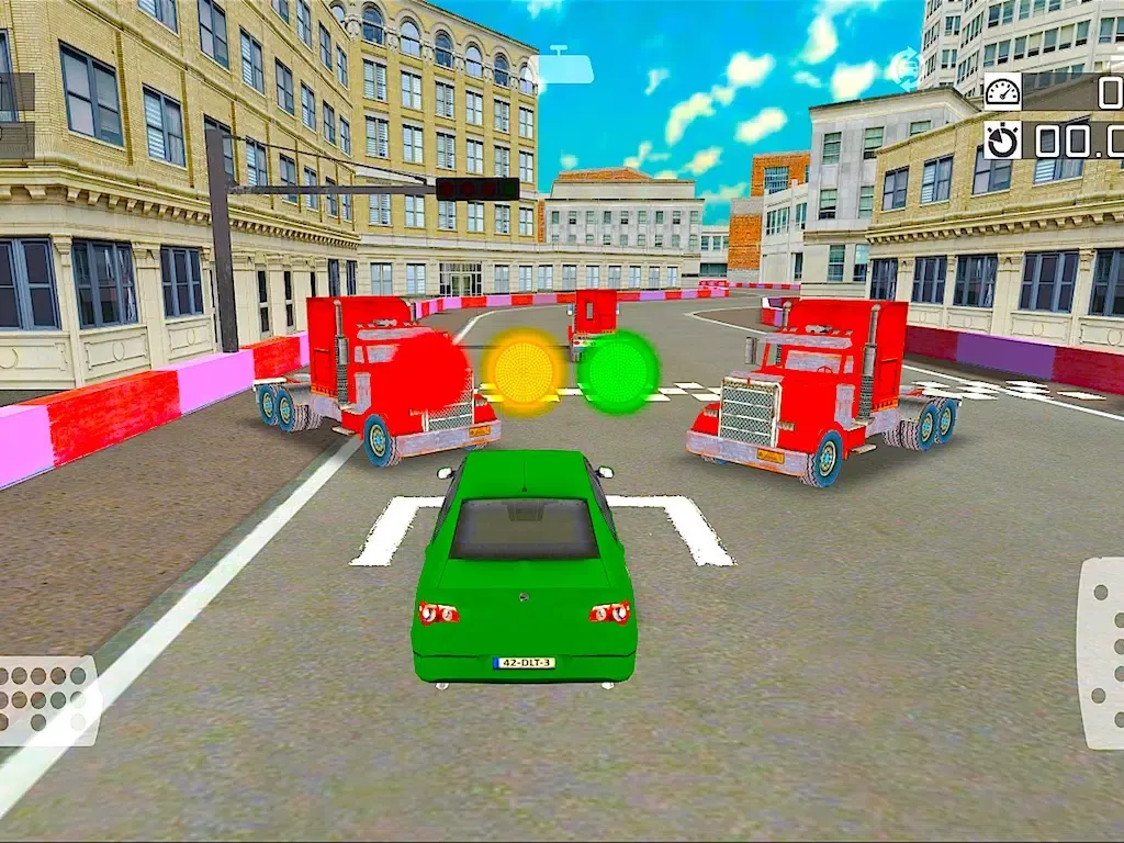 Ảnh chụp màn hình của The Chase Racing : Realistic 3D lorry and Car driver racing game iPad 