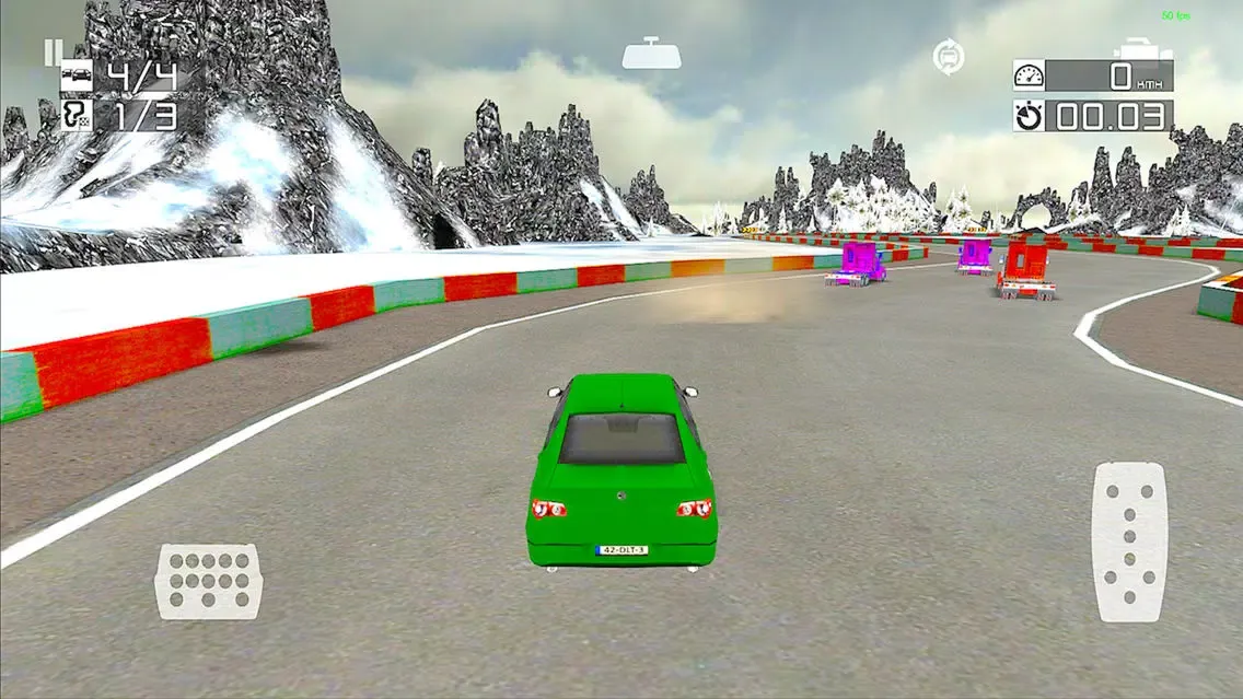 Ảnh chụp màn hình của The Chase Racing : Realistic 3D lorry and Car driver racing game