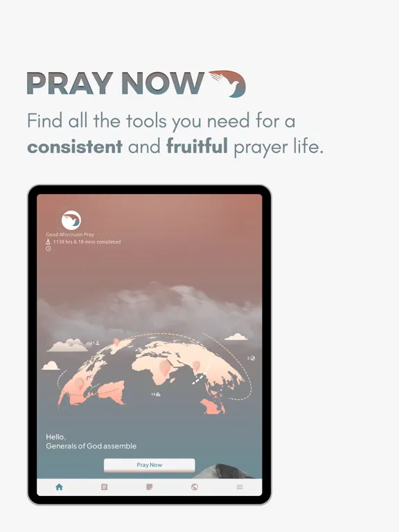Capturas de tela do Pray Now - Prayer Journal iPad 