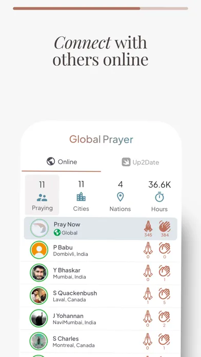 Capturas de tela do Pray Now - Prayer Journal