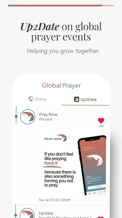 Capturas de tela do Pray Now - Prayer Journal
