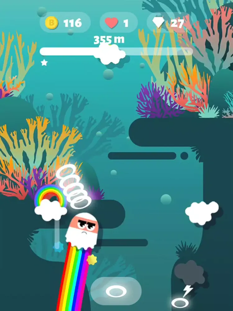 Скриншоты Grumpy Bouh Jump iPad 
