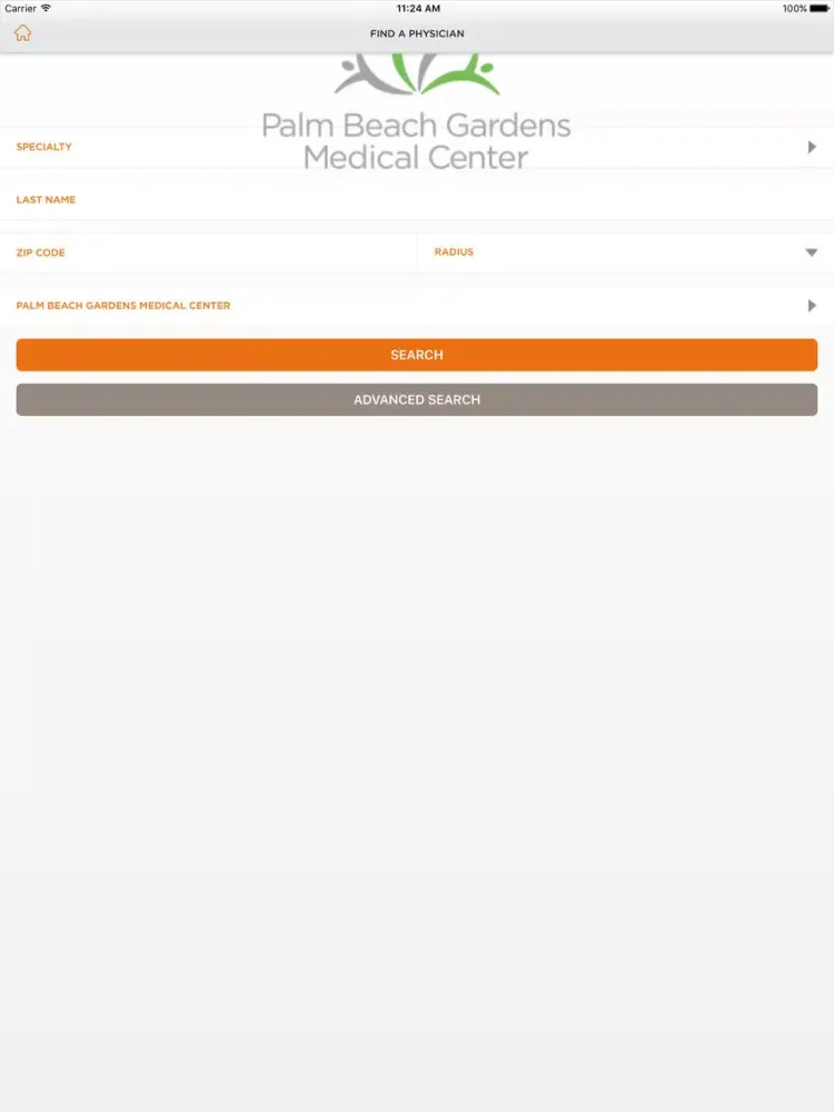 Capturas de pantalla de Palm Beach Gardens Medical Center iPad 