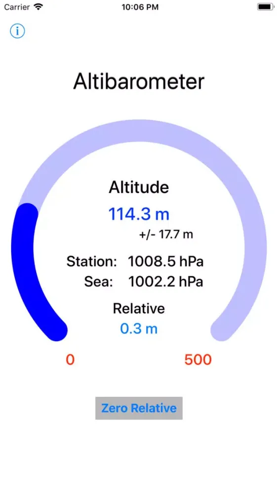Скриншоты AltiBaroMeter