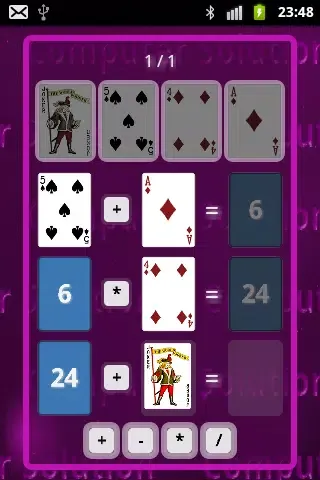 Ảnh chụp màn hình của DoDo - Game "24" with extras