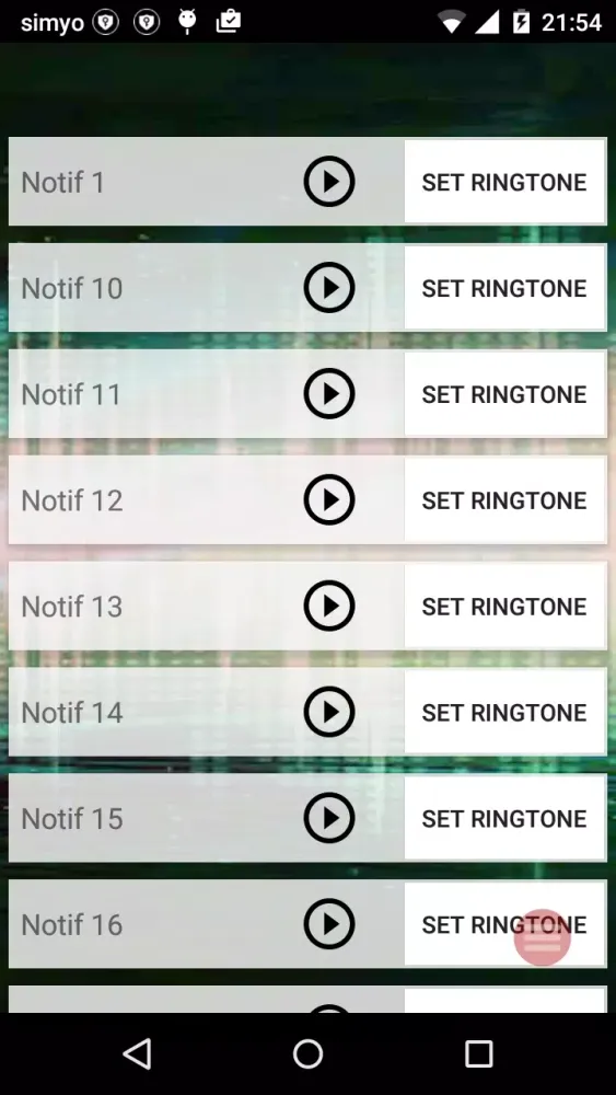 Tangkapan skrin Notification & message sounds