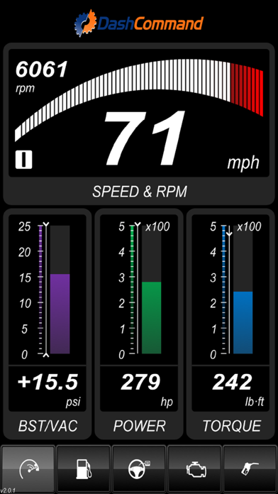 Captures d'écran de DashCommand - OBD-II Gauges