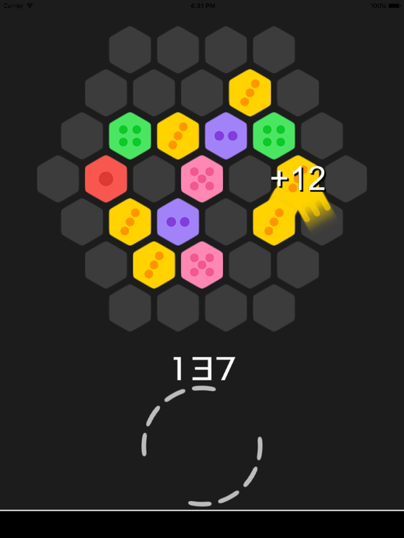 Zrzuty ekranu 六角碎片合成 - 耐玩休闲益智游戏 iPad 