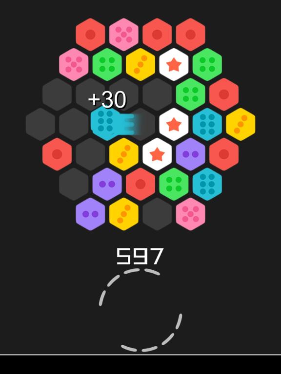 Zrzuty ekranu 六角碎片合成 - 耐玩休闲益智游戏 iPad 