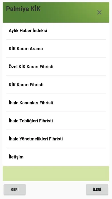 Palmiye Kamu İhale Screenshots