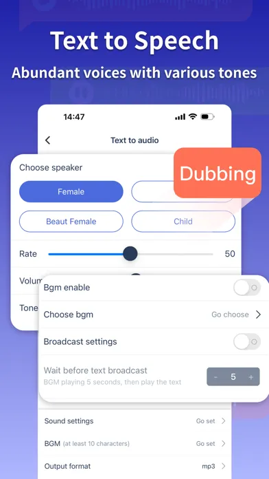 Transcribe: speech to text 스크린샷