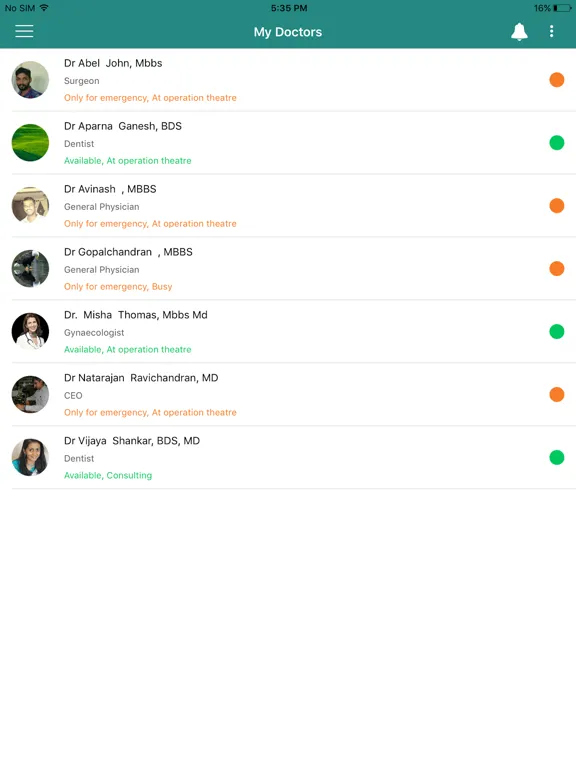 PalmPower Medicus iPad  Screenshots
