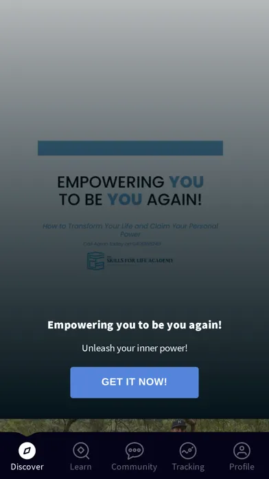 Tangkapan layar Empowering you to be you again