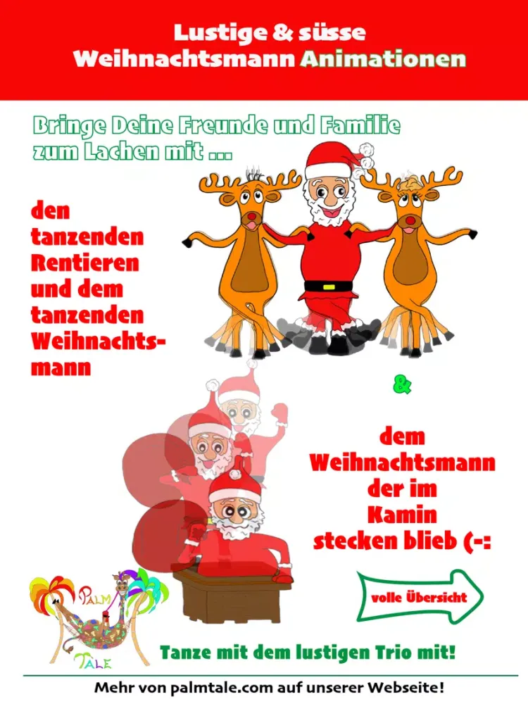 Lustige Weihnachts Animationen iPad 应用截图