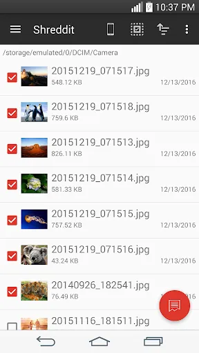Capturas de tela do Shreddit - Data Eraser