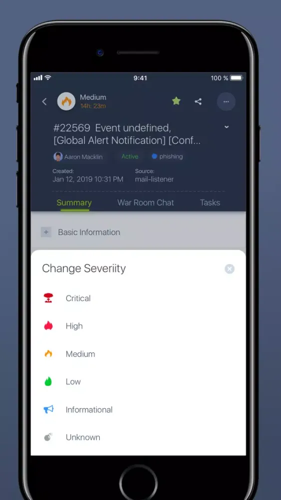 ภาพหน้าจอของ Cortex XSOAR