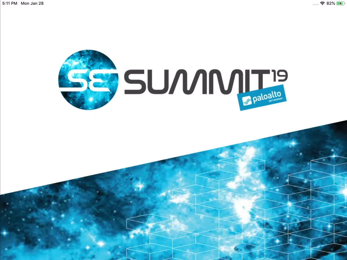 Screenshot di Palo Alto Networks SE Summit iPad 