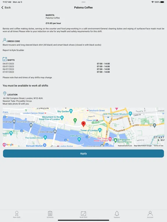Hamilton Mayday iPad  スクリーンショット