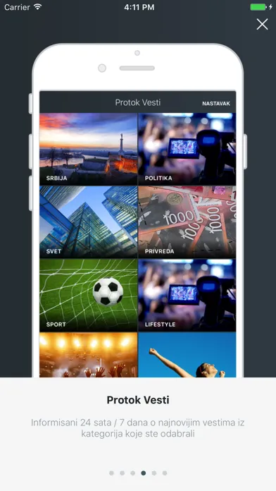 Capturas de pantalla de Palo News Digest Srbija