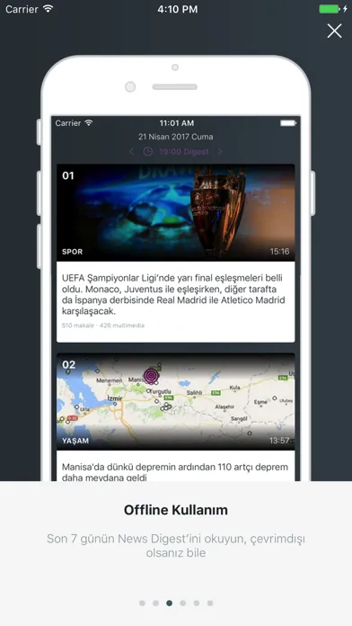 Tangkapan layar Palo News Digest Türkiye