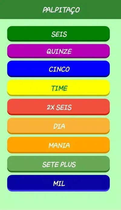Palpitaço - Gerador de palpite Screenshots
