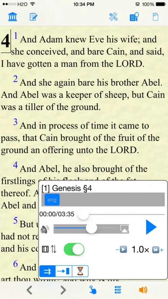 تصاویر Bible KJV (Book and Audio)