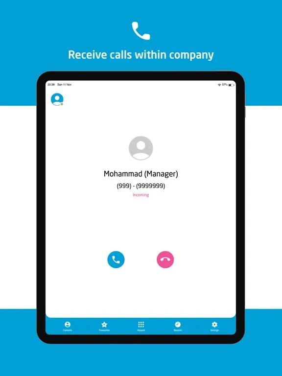 Скриншоты Paltel Cloud PBX iPad 
