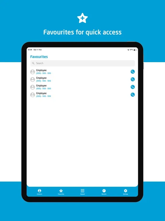 Скриншоты Paltel Cloud PBX iPad 