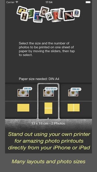 PhotoPrint LT - photo printer स्क्रीनशॉट