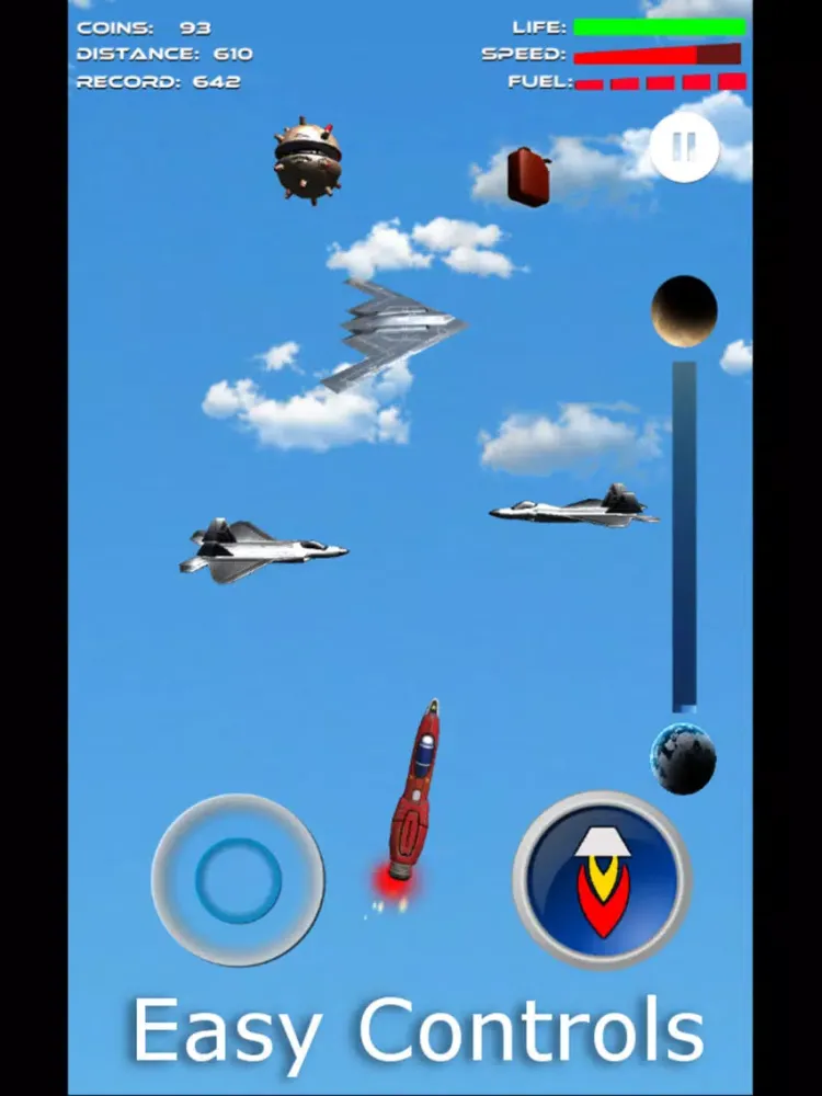 Capturas de tela do Space Rocket: To the Moon iPad 