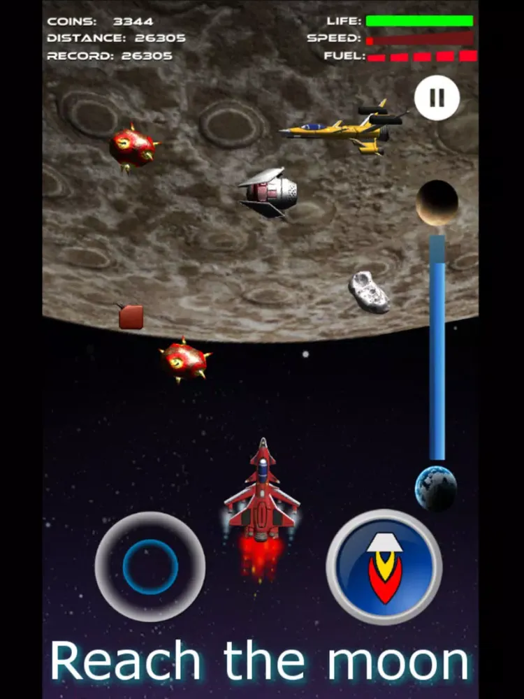 Capturas de tela do Space Rocket: To the Moon iPad 