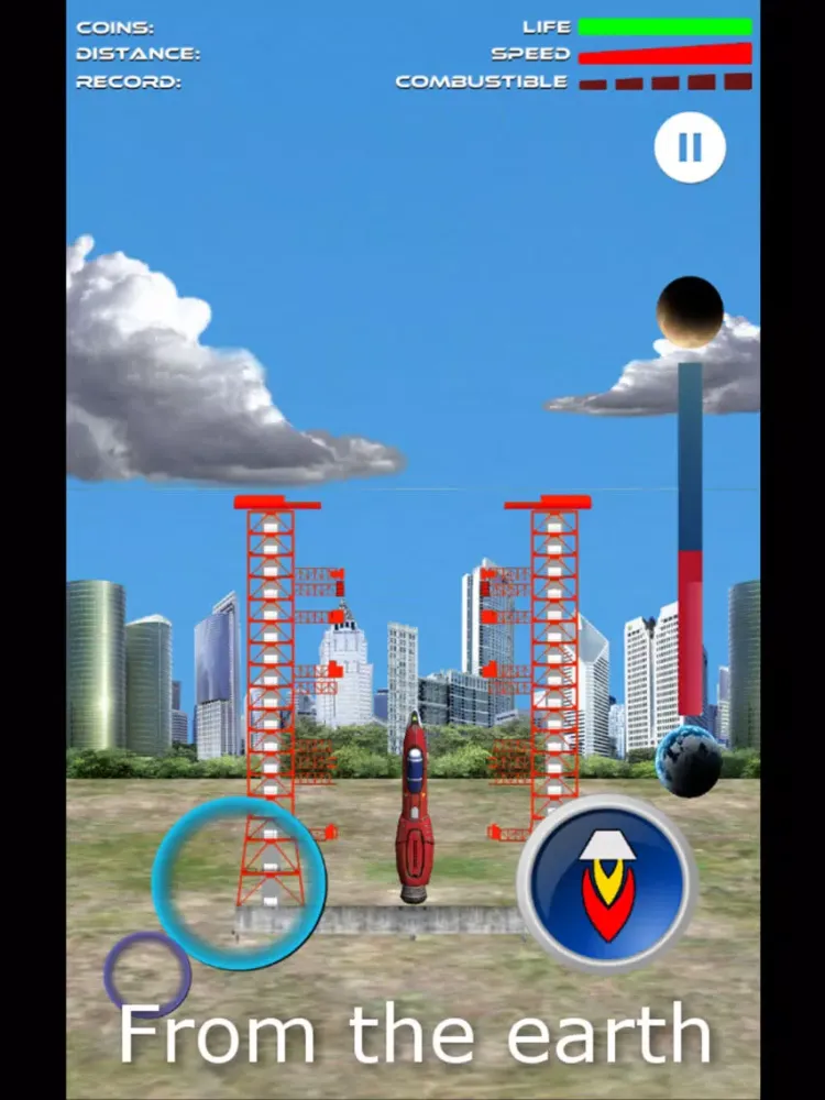 Capturas de tela do Space Rocket: To the Moon iPad 