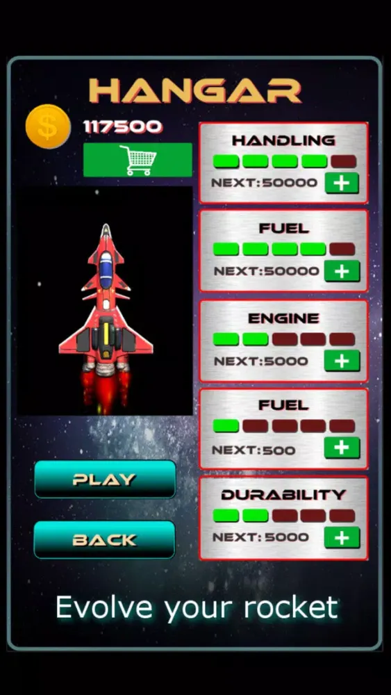 Capturas de tela do Space Rocket: To the Moon